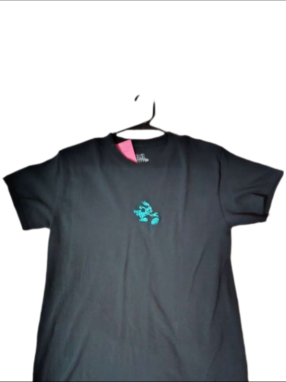 Kids SPACE JAM Black T-Shirt with Teal BUGS BUNNY Graphic